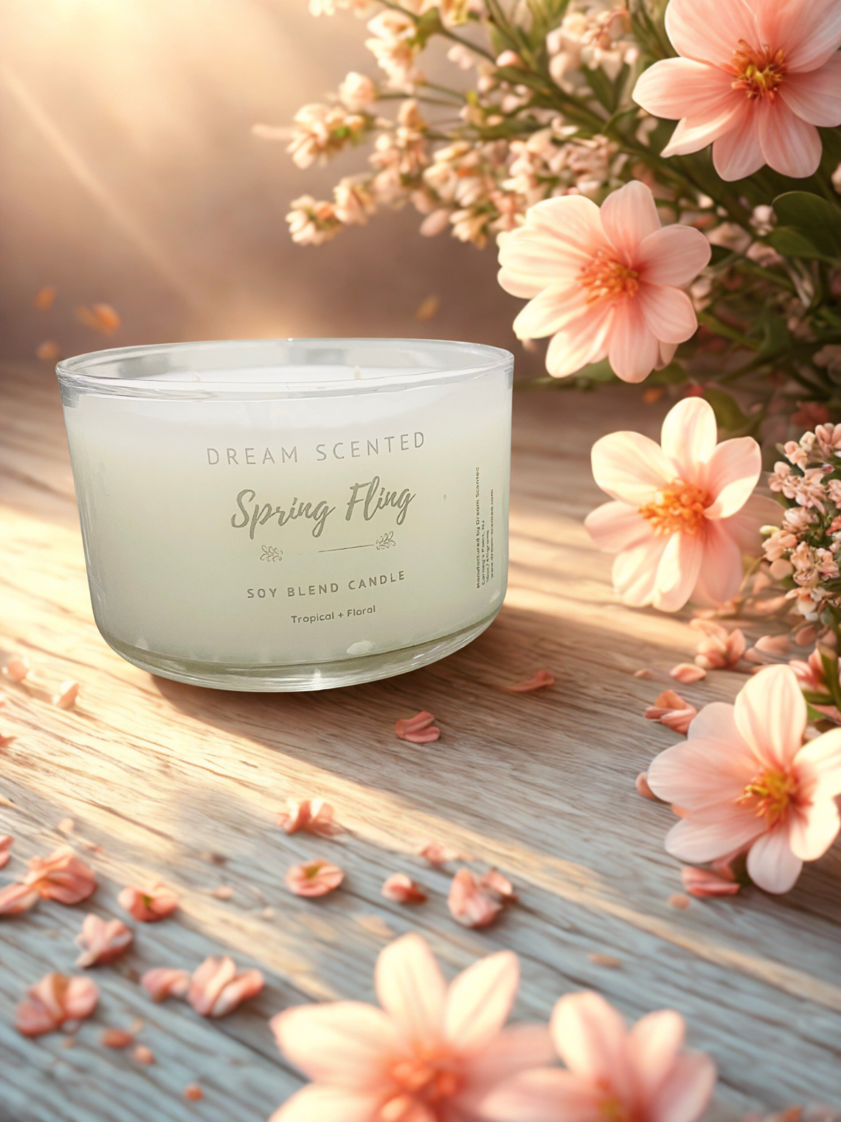 spring fling three wick candle